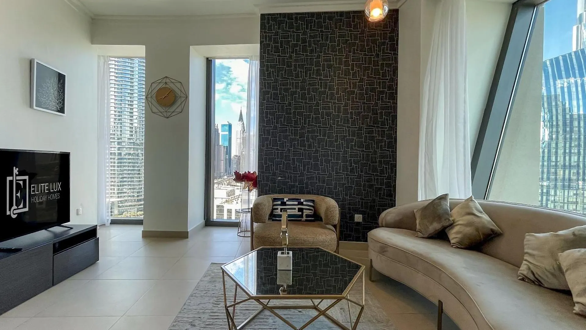 Apartment Elite Lux Holiday Homes - 3Br Full Burj Khalifa Fountain Views In Downtown Dubai